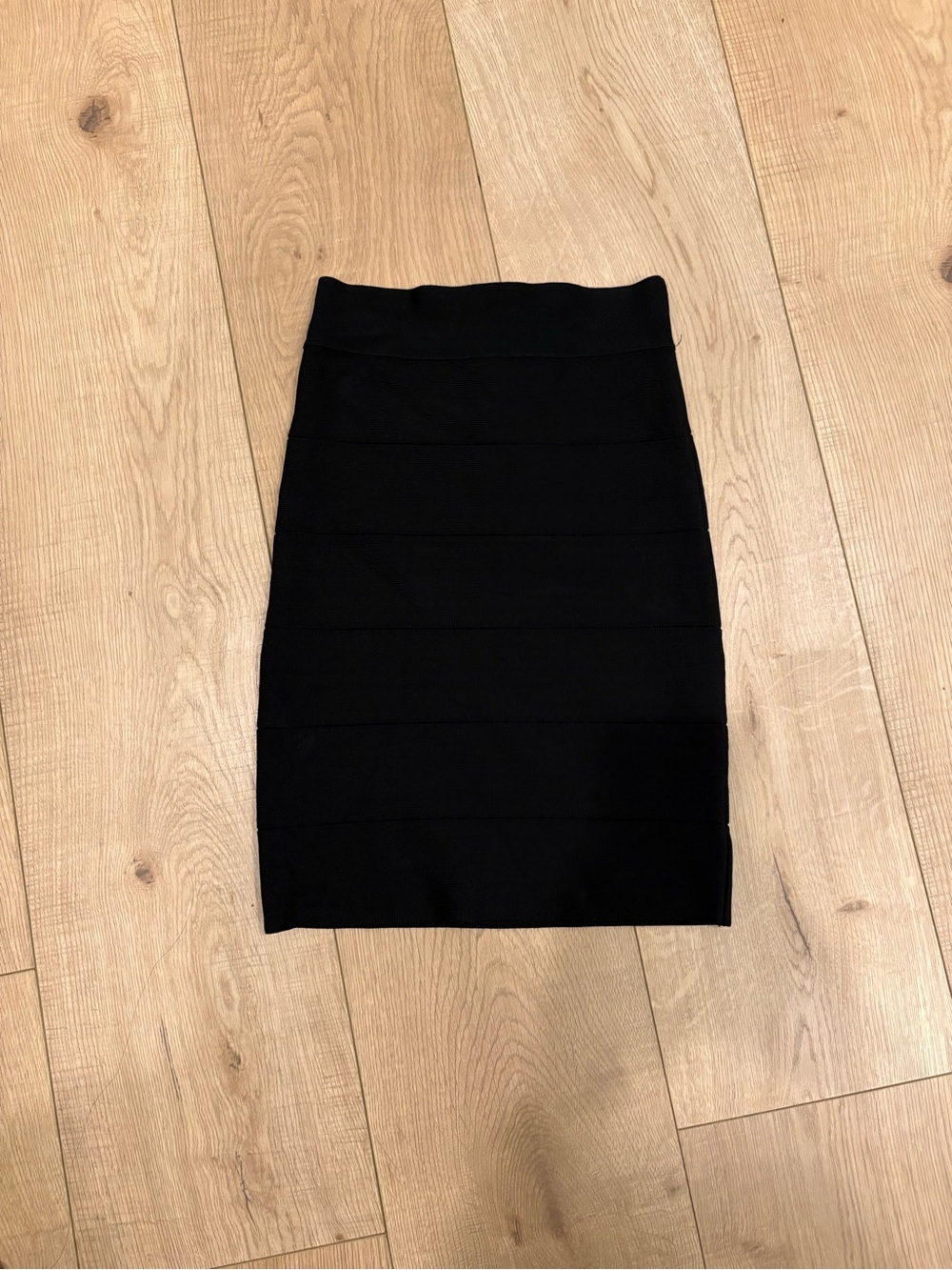 bebe Black Bandage Pencil Skirt